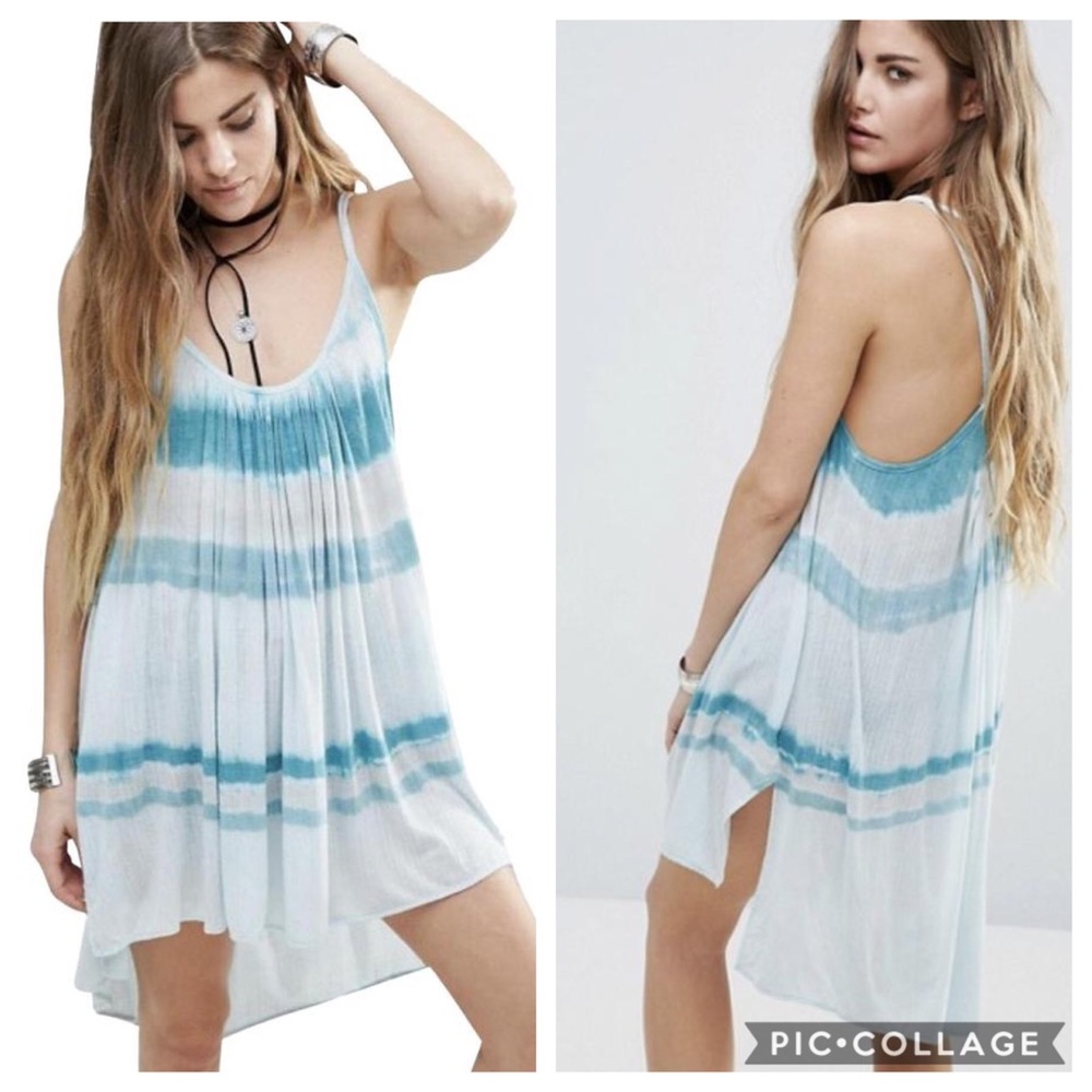 Free People Aqua Marine Combo Fly By Tank